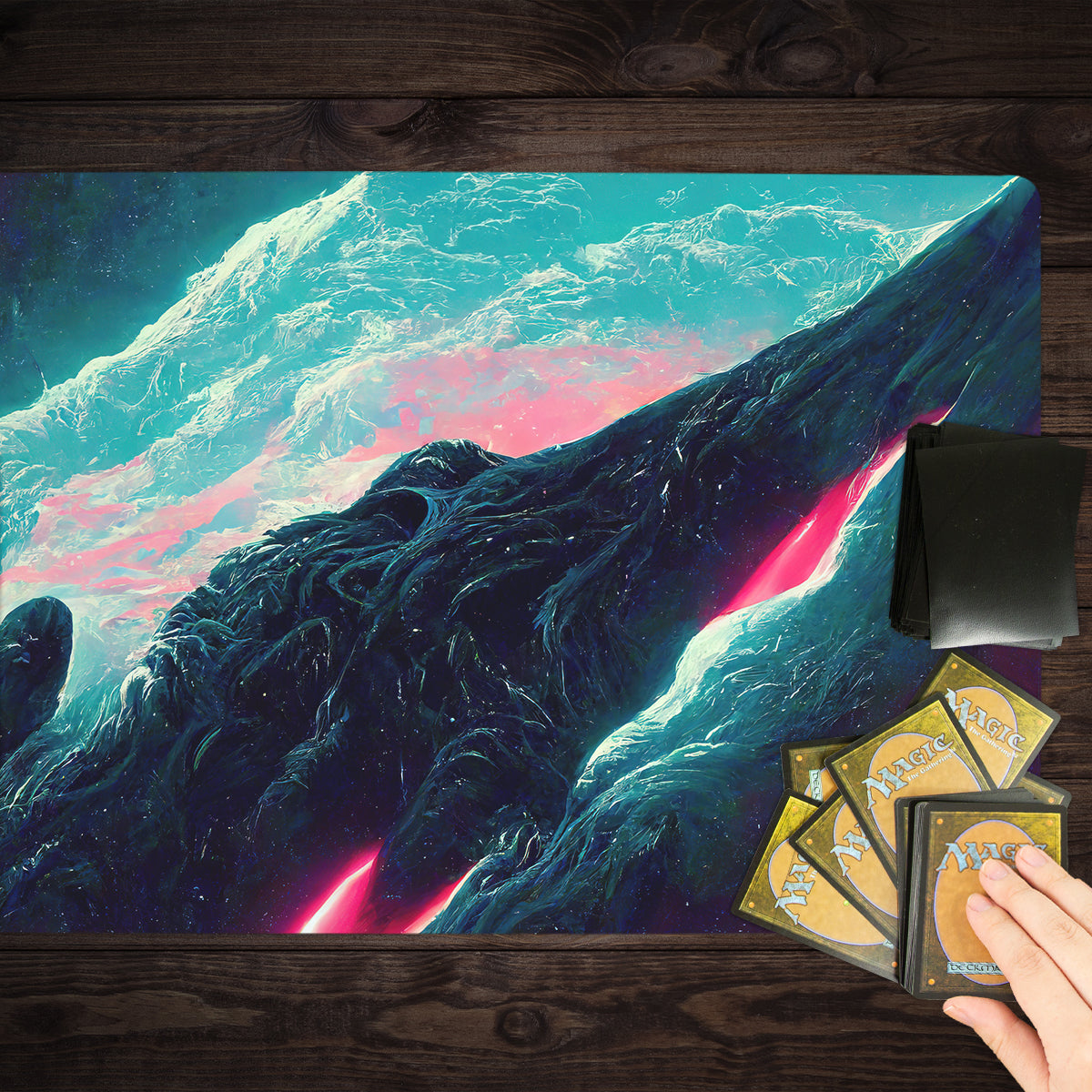 Two Worlds Collide Playmat - Premium Playmat from Inked Gaming - Just $34.99! Shop now at Game Crave Tournament Store