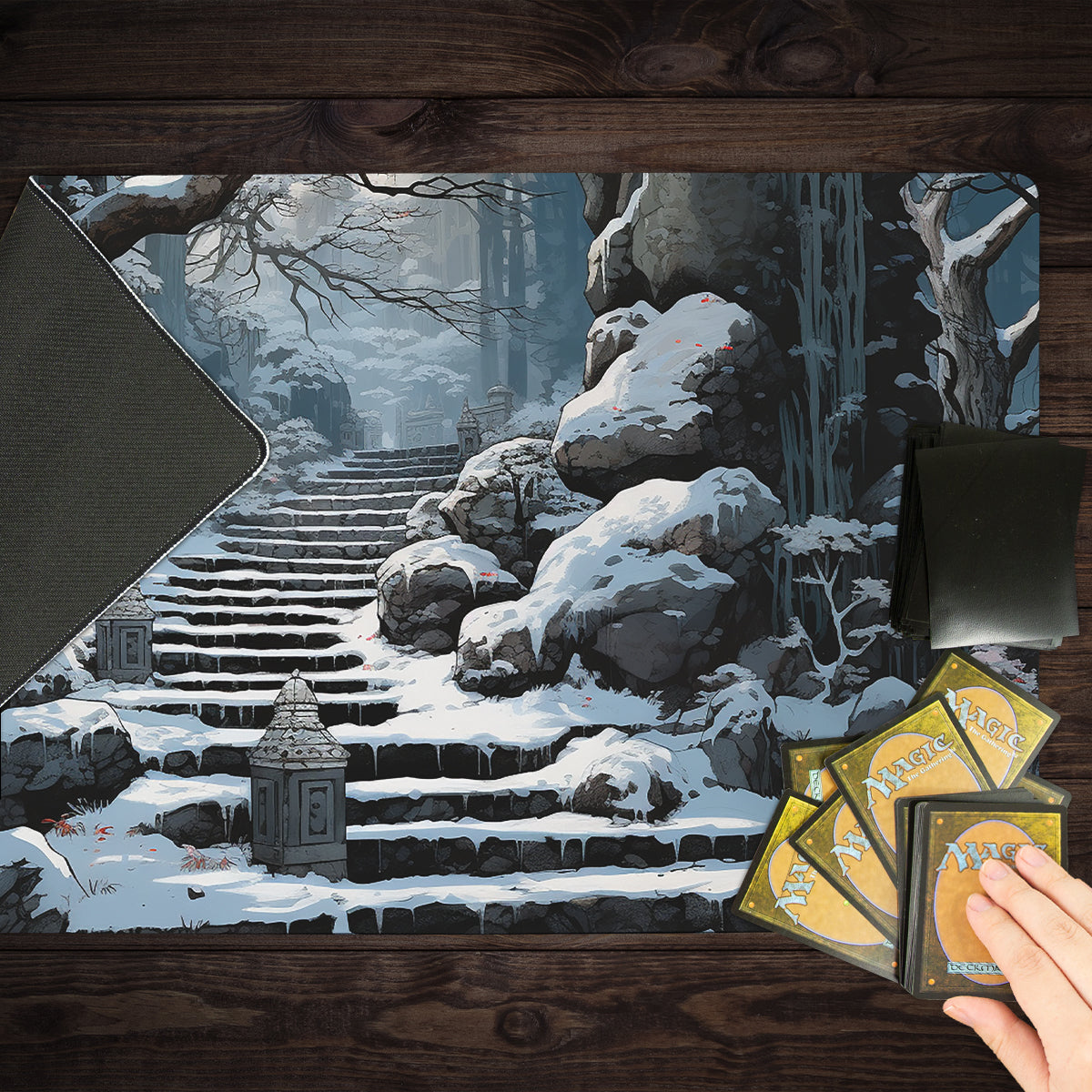 Stairs to Enlightenment Playmat - Premium Desk Mat from Inked Gaming - Just $34.99! Shop now at Game Crave Tournament Store