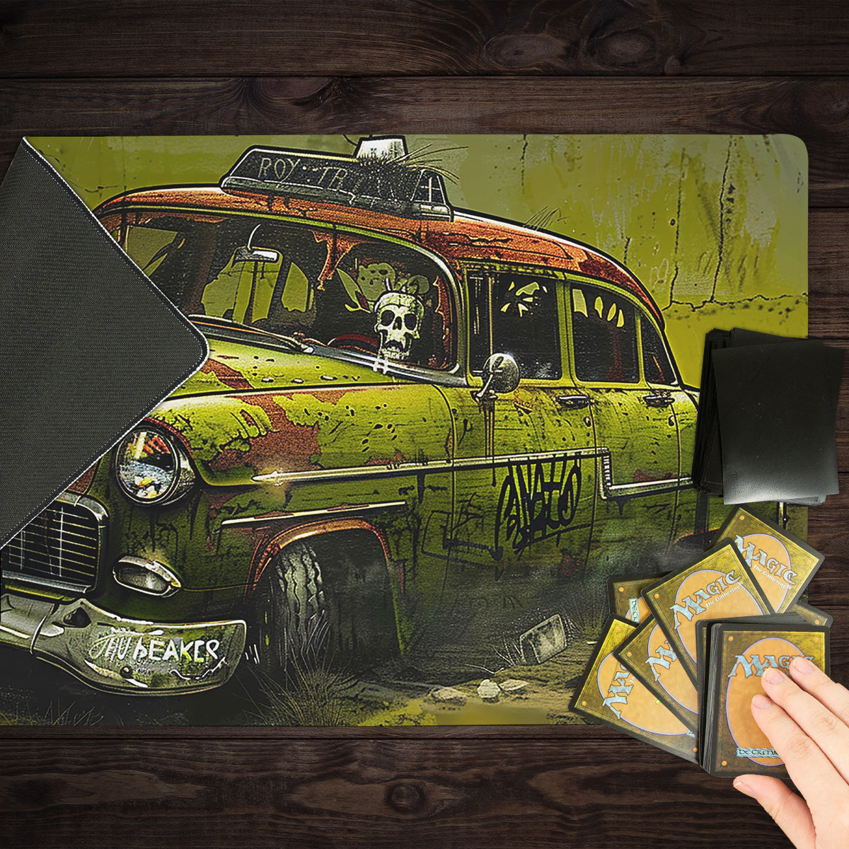 Taxi Anyone Playmat - Premium Playmat from Inked Gaming - Just $34.99! Shop now at Game Crave Tournament Store
