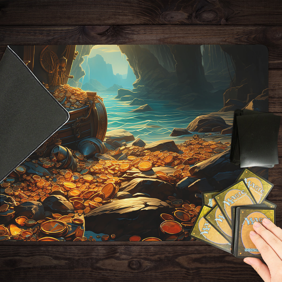 Treasure Cove Playmat - Premium Desk Mat from Inked Gaming - Just $34.99! Shop now at Game Crave Tournament Store