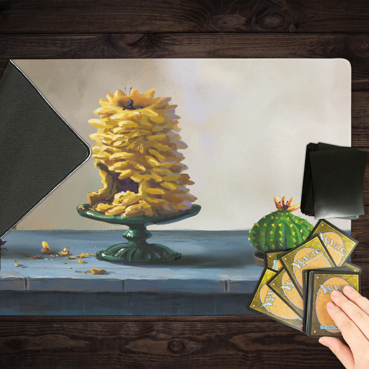 The Theft of a Lithuanian Tree Cake Playmat - Premium Playmat from Inked Gaming - Just $34.99! Shop now at Game Crave Tournament Store