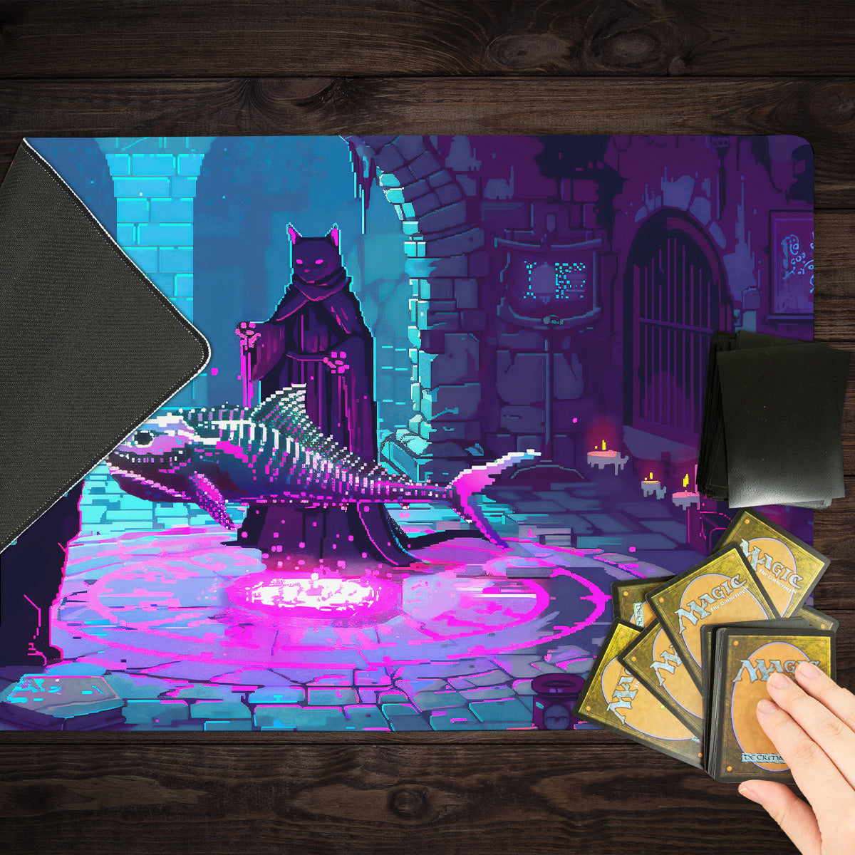 Summoning Dinner Playmat - Premium Playmat from Inked Gaming - Just $34.99! Shop now at Game Crave Tournament Store