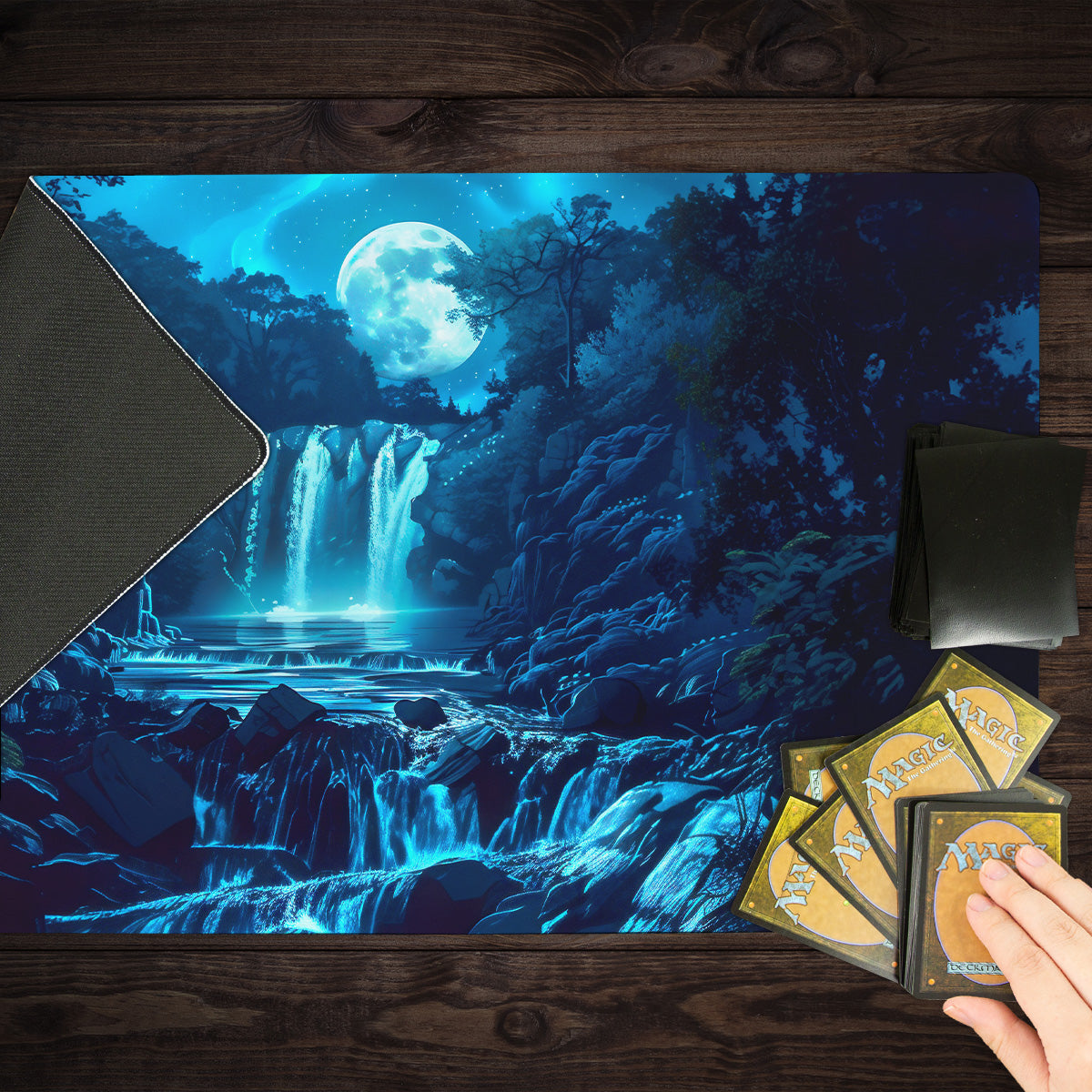 Waterfall Dreaming Playmat - Premium Playmat from Inked Gaming - Just $34.99! Shop now at Game Crave Tournament Store