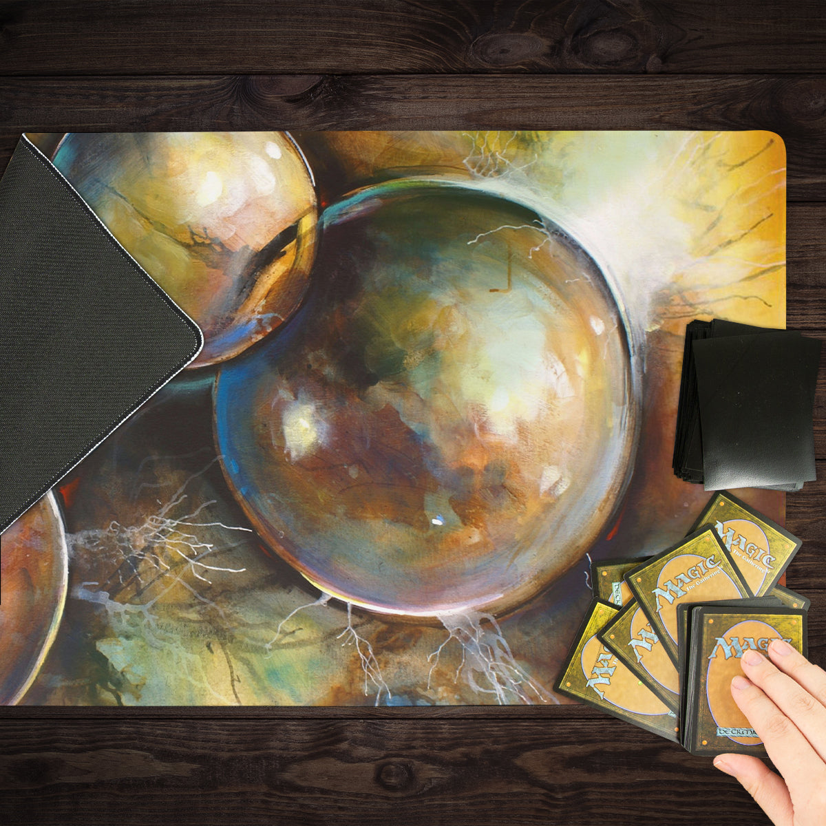 Static Bubbles Playmat - Premium Playmat from Inked Gaming - Just $34.99! Shop now at Game Crave Tournament Store