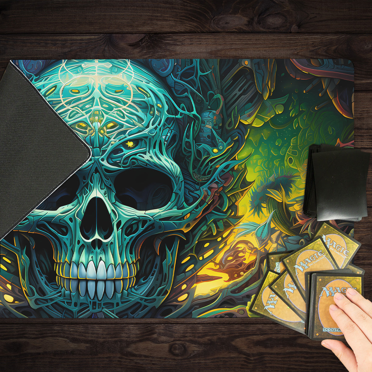 Transcendent Skull Playmat - Premium Playmat from Inked Gaming - Just $34.99! Shop now at Game Crave Tournament Store