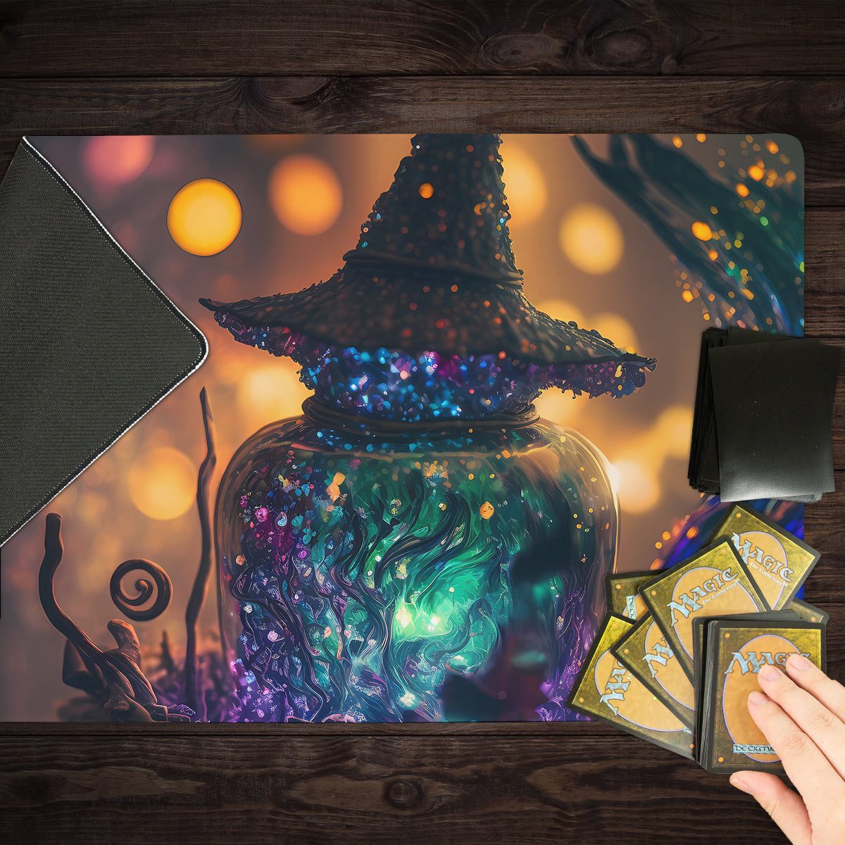 Twinkling Spells Playmat - Premium Playmat from Inked Gaming - Just $34.99! Shop now at Game Crave Tournament Store
