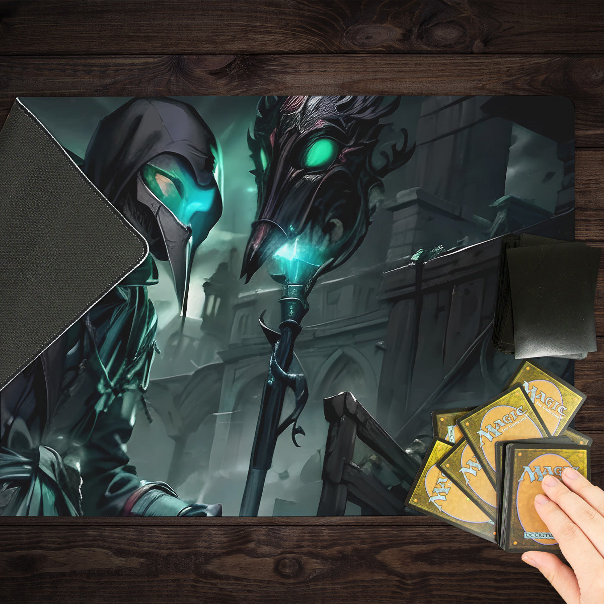 Steampunk Plague Doctor Playmat - Premium Playmat from Inked Gaming - Just $34.99! Shop now at Game Crave Tournament Store