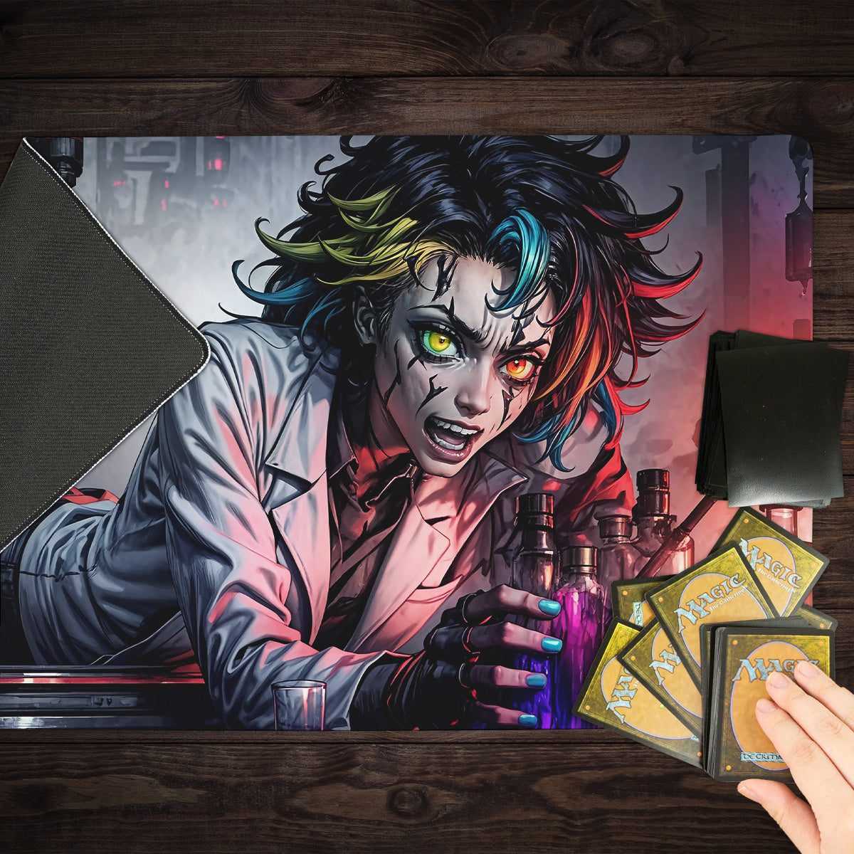 Time For Some Weird Science Playmat - Premium Playmat from Inked Gaming - Just $34.99! Shop now at Game Crave Tournament Store
