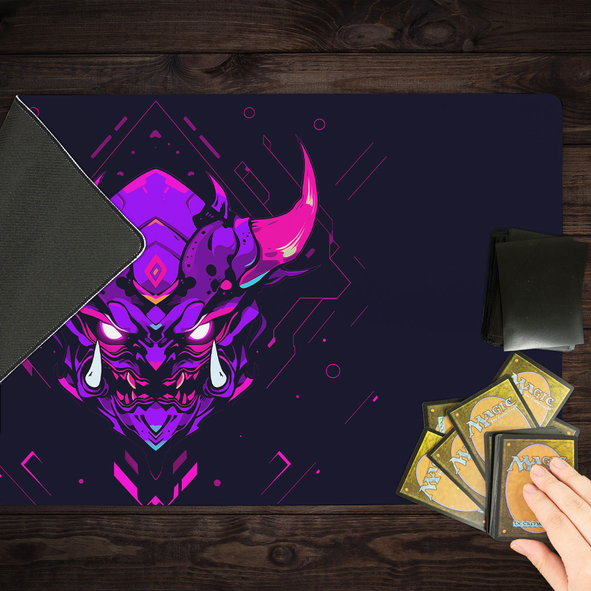 Venomcore Oni Assassin Playmat - Premium Playmat from Inked Gaming - Just $34.99! Shop now at Game Crave Tournament Store