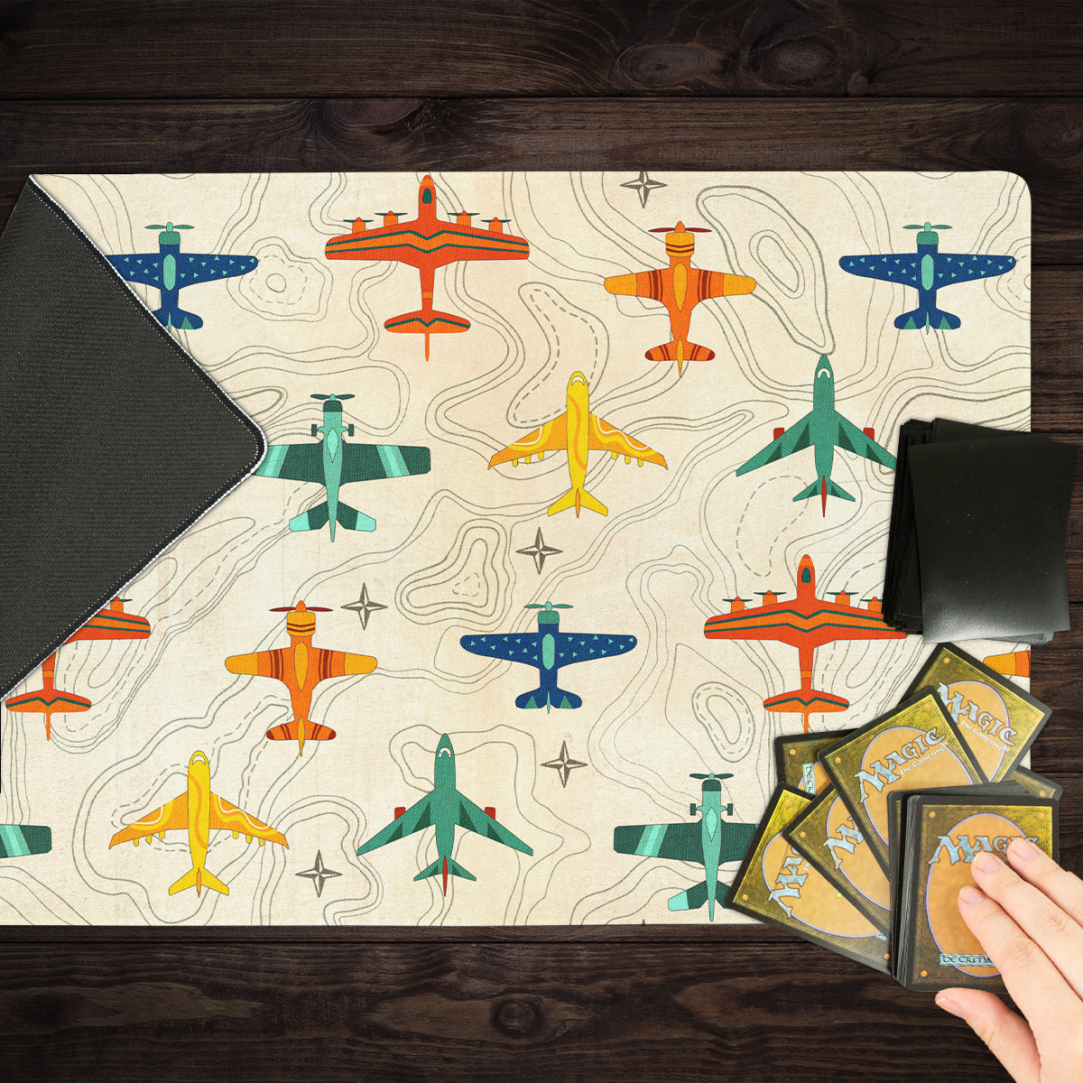 Vintage Airplanes Playmat - Premium Desk Mat from Inked Gaming - Just $34.99! Shop now at Game Crave Tournament Store