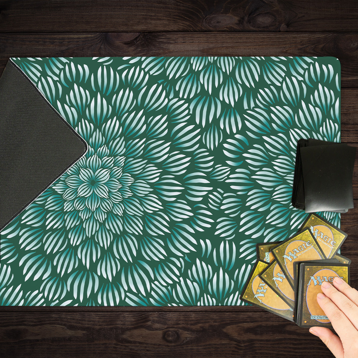 Succulent Mandala Playmat - Premium Playmat from Inked Gaming - Just $34.99! Shop now at Game Crave Tournament Store