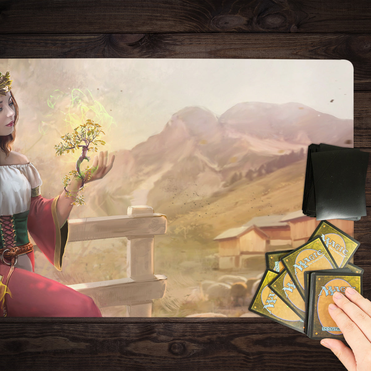 The Mystical Shepherd Playmat - Premium Playmat from Inked Gaming - Just $34.99! Shop now at Game Crave Tournament Store