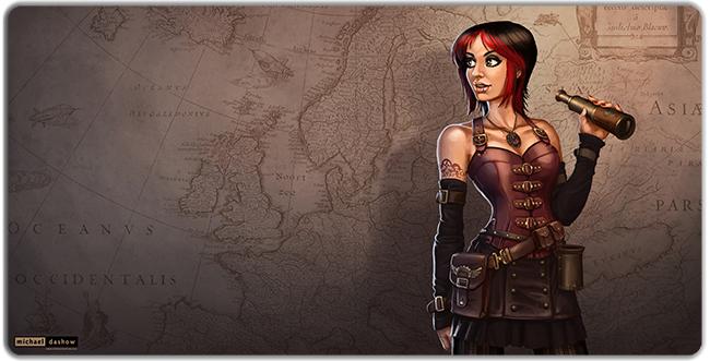Spyglass Playmat - Premium Playmat from Inked Gaming - Just $34.99! Shop now at Game Crave Tournament Store