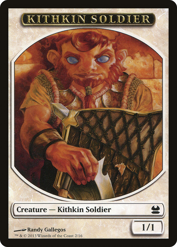 Kithkin Soldier (TMMA-002) - Modern Masters Tokens