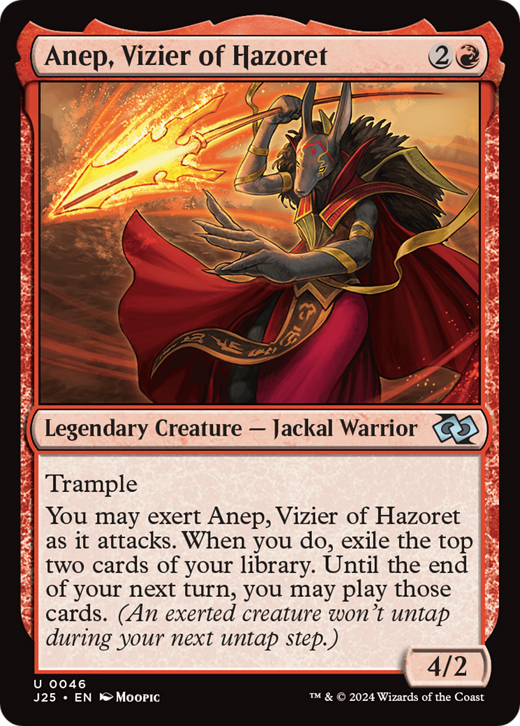 Anep, Vizier of Hazoret (J25-046) - Foundations Jumpstart - Premium MTG Single from Wizards of the Coast - Just $0.25! Shop now at Game Crave Tournament Store