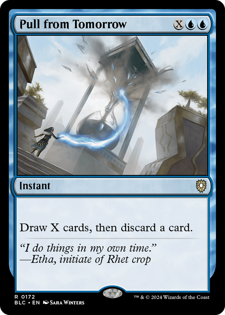 Pull from Tomorrow (BLC-172) - Bloomburrow Commander - Premium MTG Single from Wizards of the Coast - Just $0.25! Shop now at Game Crave Tournament Store