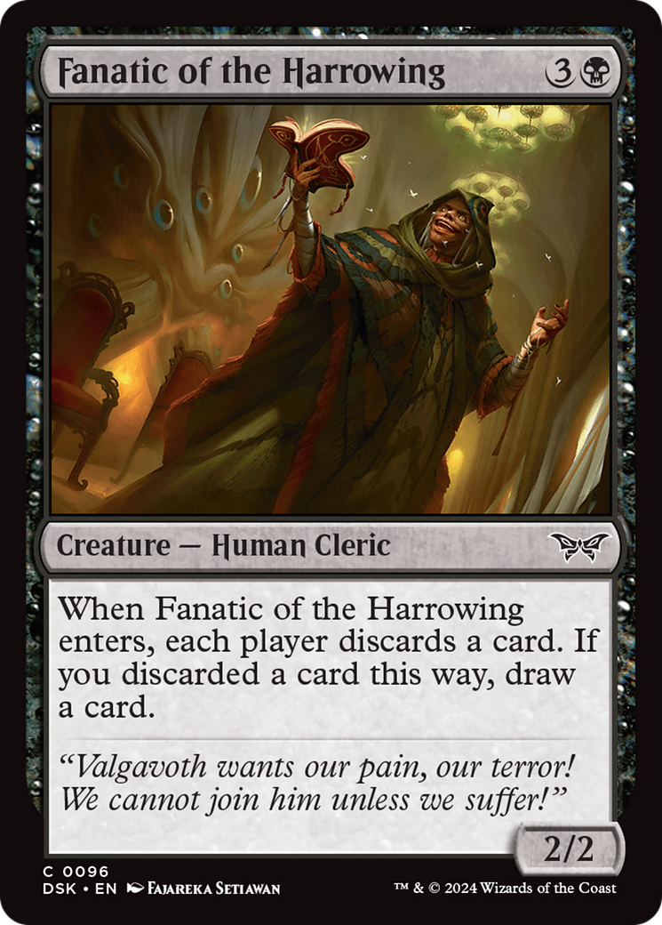 Fanatic of the Harrowing (DSK-096) - Duskmourn: House of Horror - Premium MTG Single from Wizards of the Coast - Just $0.25! Shop now at Game Crave Tournament Store