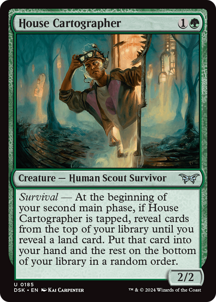 House Cartographer (DSK-185) - Duskmourn: House of Horror - Premium MTG Single from Wizards of the Coast - Just $0.25! Shop now at Game Crave Tournament Store