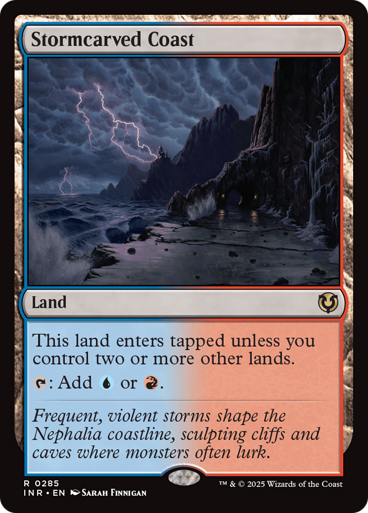 Stormcarved Coast (-285) - Innistrad Remastered - Premium MTG Single from Wizards of the Coast - Just $2.38! Shop now at Game Crave Tournament Store