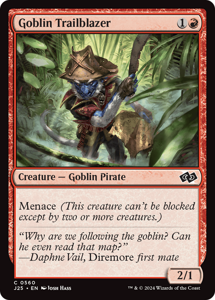 Goblin Trailblazer (J25-560) - Foundations Jumpstart - Premium MTG Single from Wizards of the Coast - Just $0.25! Shop now at Game Crave Tournament Store