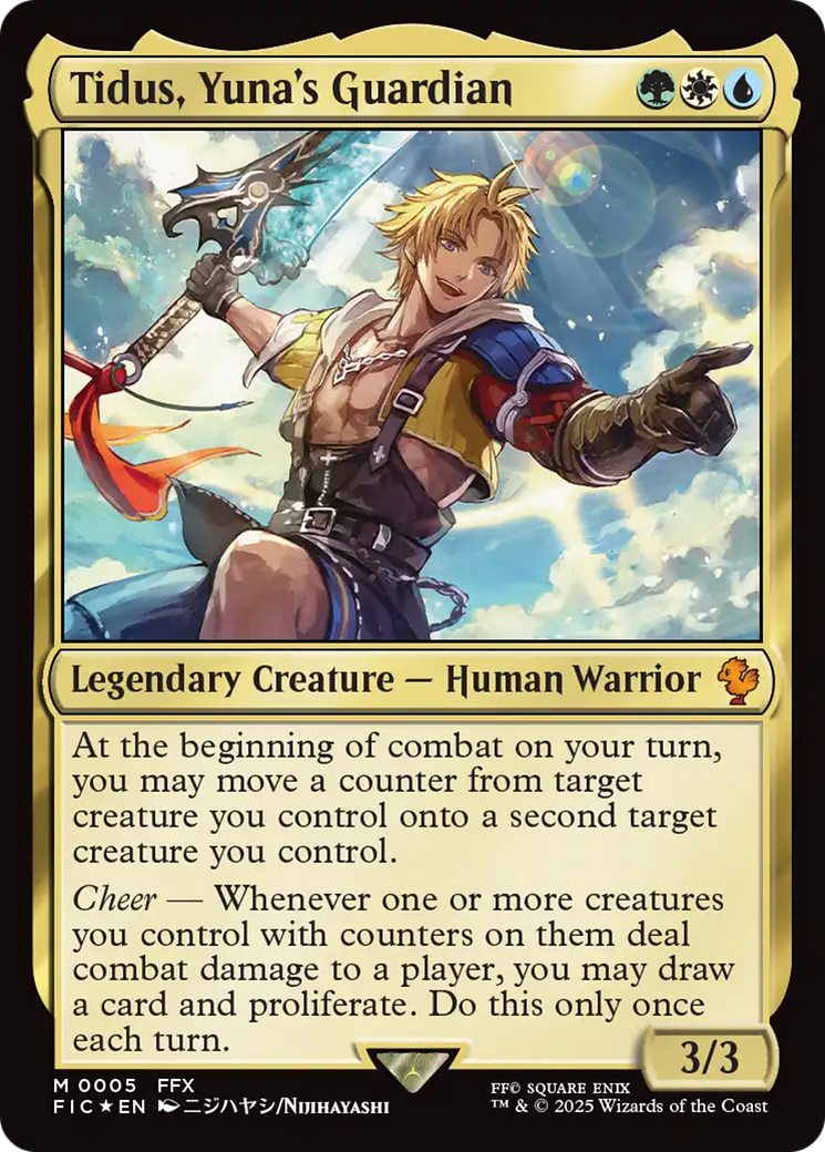 Tidus, Yuna's Guardian (FIC-005) - Commander: FINAL FANTASY - Premium MTG Single from Wizards of the Coast - Just $1.20! Shop now at Game Crave Tournament Store