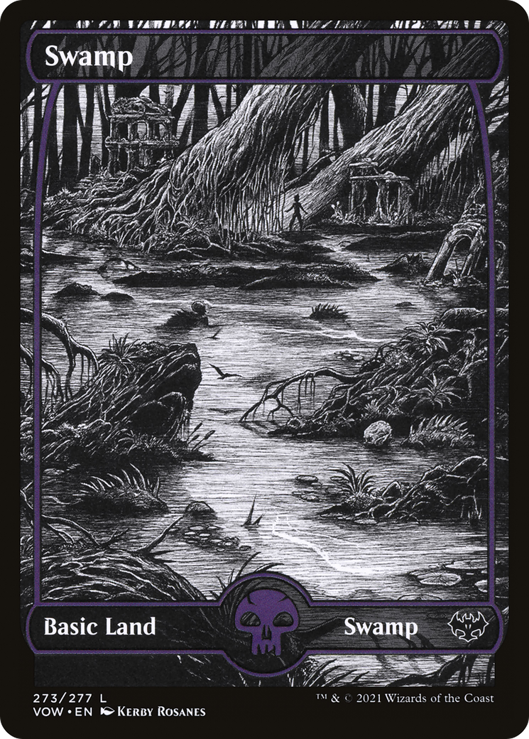 Swamp (VOW-273) - Innistrad: Crimson Vow: (Showcase) Foil - Premium MTG Single from Wizards of the Coast - Just $0.46! Shop now at Game Crave Tournament Store