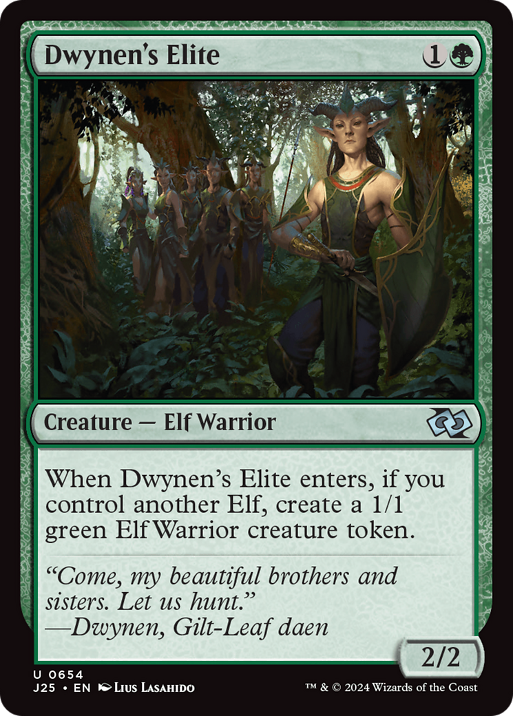 Dwynen's Elite (J25-654) - Foundations Jumpstart - Premium MTG Single from Wizards of the Coast - Just $0.25! Shop now at Game Crave Tournament Store