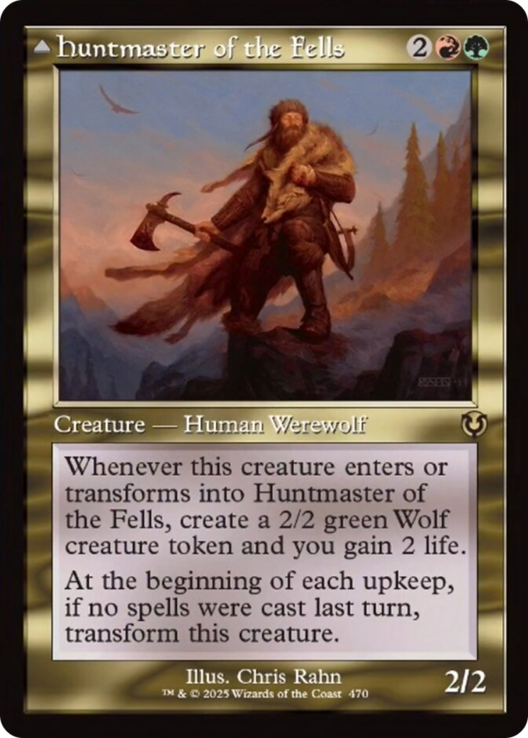 Huntmaster of the Fells (Retro Frame) (-470) - Innistrad Remastered - Premium MTG Single from Wizards of the Coast - Just $0.25! Shop now at Game Crave Tournament Store