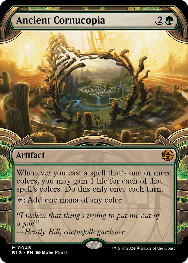 Ancient Cornucopia (BIG-046) - The Big Score: (Extended Art) (Borderless) Foil - Premium MTG Single from Wizards of the Coast - Just $9.35! Shop now at Game Crave Tournament Store