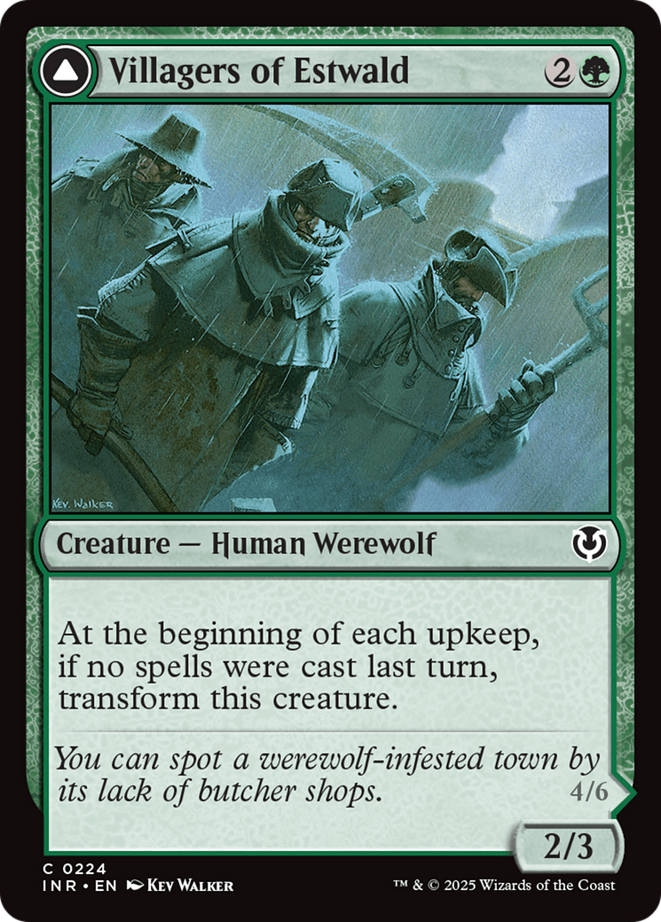 Villagers of Estwald (-224) - Innistrad Remastered Foil - Premium MTG Single from Wizards of the Coast - Just $0.25! Shop now at Game Crave Tournament Store