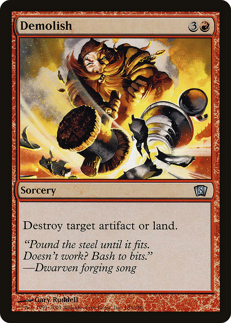 Demolish (8ED-183★) - 8th Edition Foil