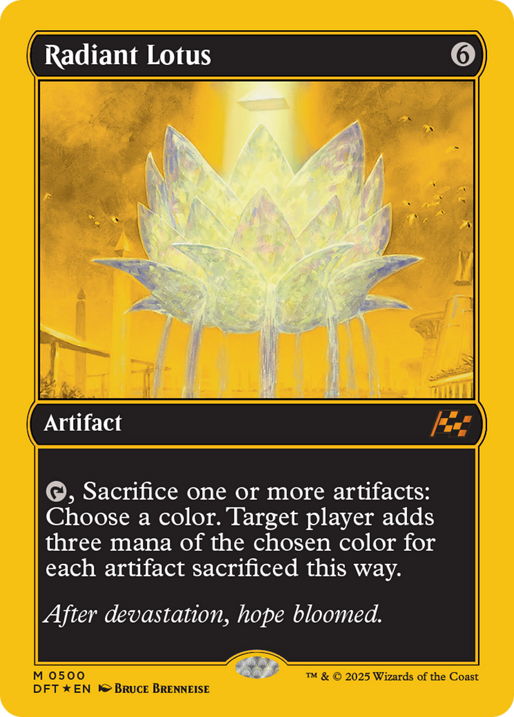 Radiant Lotus (First-Place Foil) (DFT-500) - Aetherdrift Foil - Premium MTG Single from Wizards of the Coast - Just $6.57! Shop now at Game Crave Tournament Store