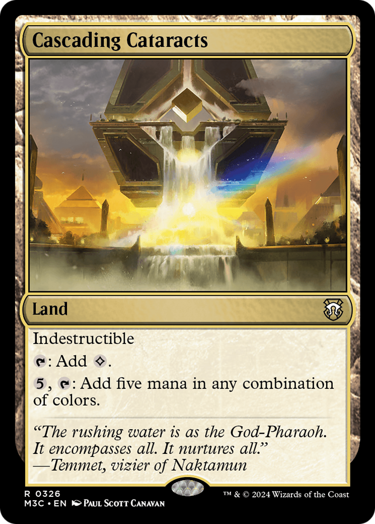 Cascading Cataracts (M3C-326) - Modern Horizons 3 Commander Foil - Premium MTG Single from Wizards of the Coast - Just $1.22! Shop now at Game Crave Tournament Store