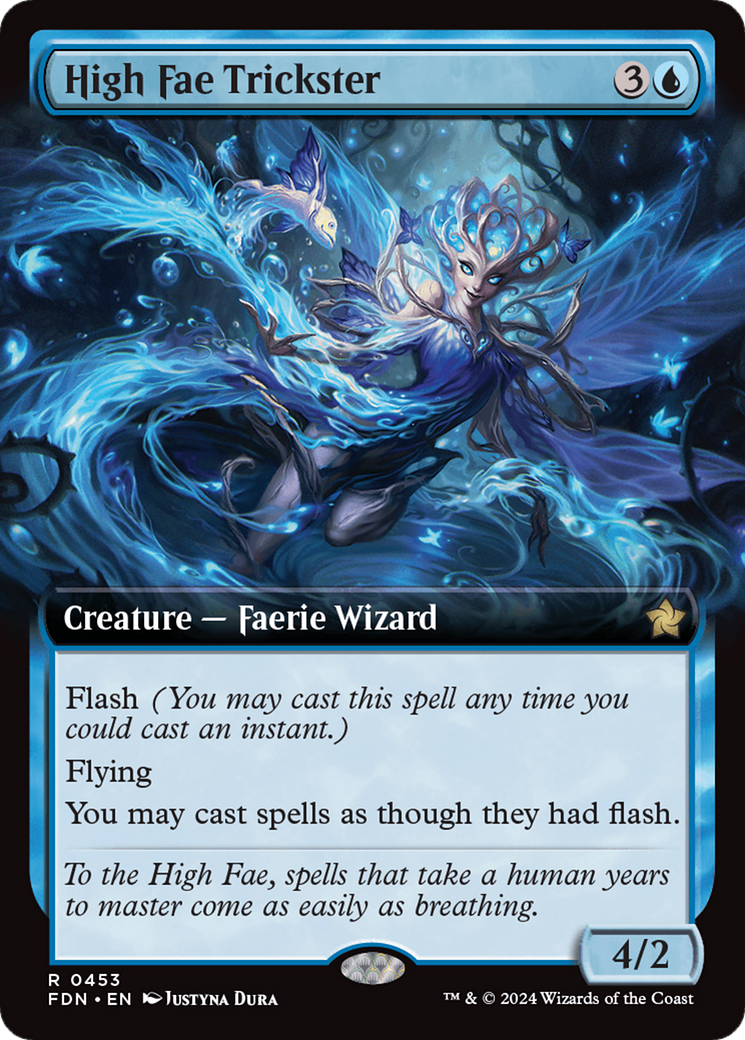 High Fae Trickster (FDN-453) - Foundations: (Extended Art) Foil - Premium MTG Single from Wizards of the Coast - Just $4.70! Shop now at Game Crave Tournament Store