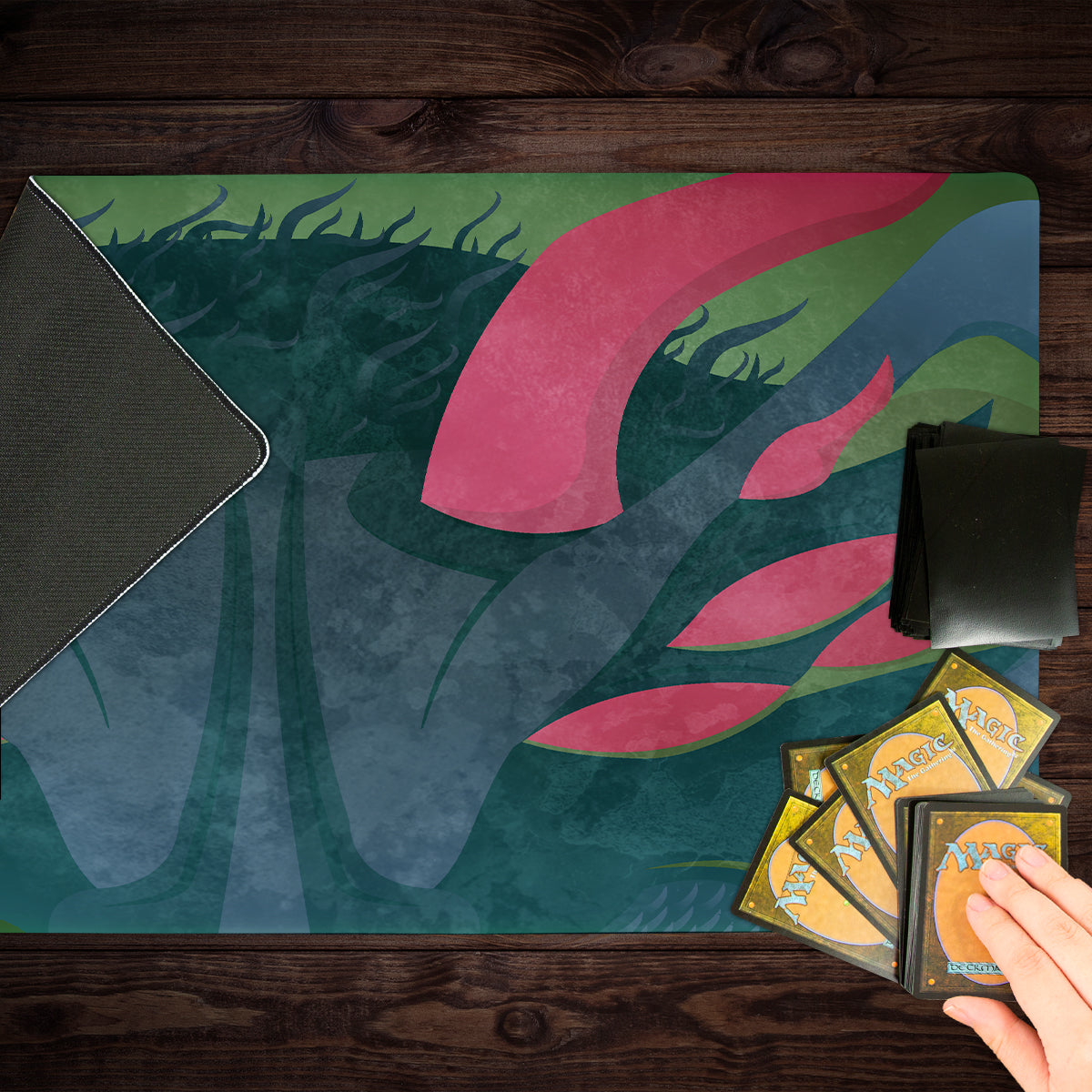 The Green Beast Playmat - Premium Playmat from Inked Gaming - Just $34.99! Shop now at Game Crave Tournament Store