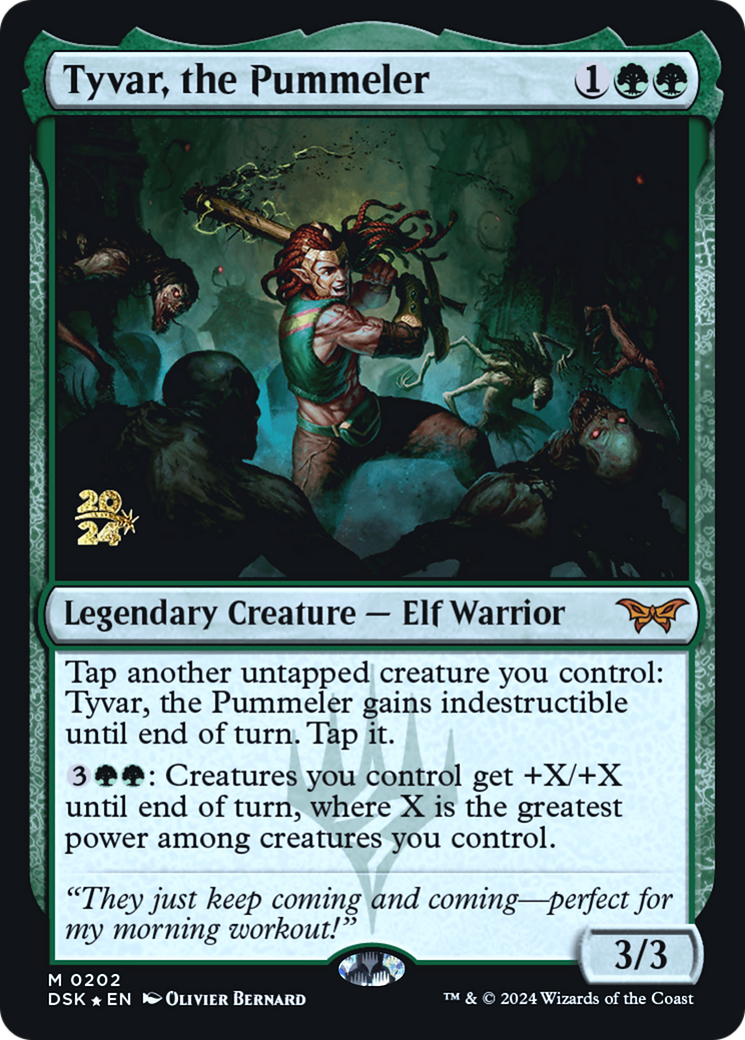 Tyvar, the Pummeler (PDSK-202S) - Duskmourn: House of Horror Promos Foil - Premium MTG Single from Wizards of the Coast - Just $4.40! Shop now at Game Crave Tournament Store