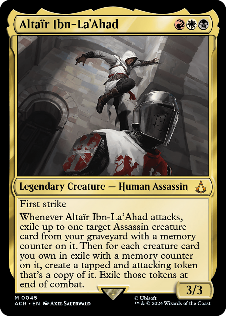 Altaïr Ibn-La'Ahad (ACR-045) - Assassin's Creed - Premium MTG Single from Wizards of the Coast - Just $2.38! Shop now at Game Crave Tournament Store