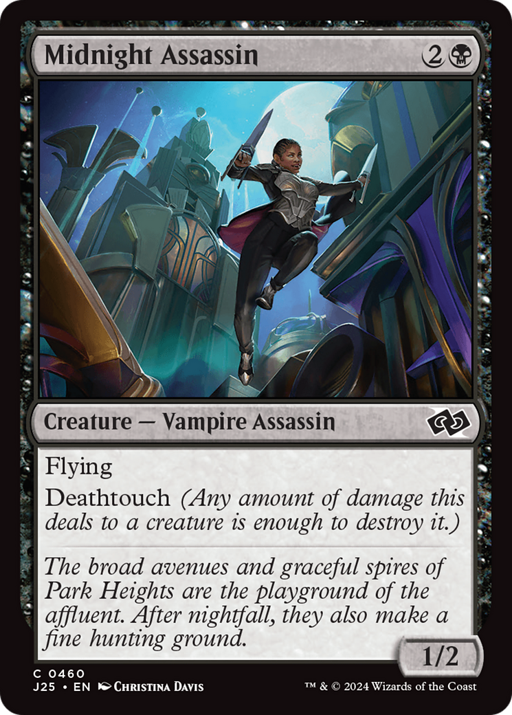 Midnight Assassin (J25-460) - Foundations Jumpstart - Premium MTG Single from Wizards of the Coast - Just $0.25! Shop now at Game Crave Tournament Store