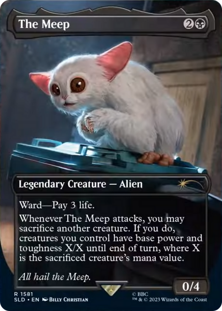 The Meep (SLD-1581) - Secret Lair Drop Foil - Premium MTG Single from Wizards of the Coast - Just $12.24! Shop now at Game Crave Tournament Store