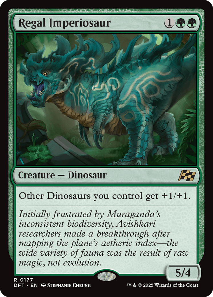 Regal Imperiosaur (DFT-177) - Aetherdrift - Premium MTG Single from Wizards of the Coast - Just $0.08! Shop now at Game Crave Tournament Store