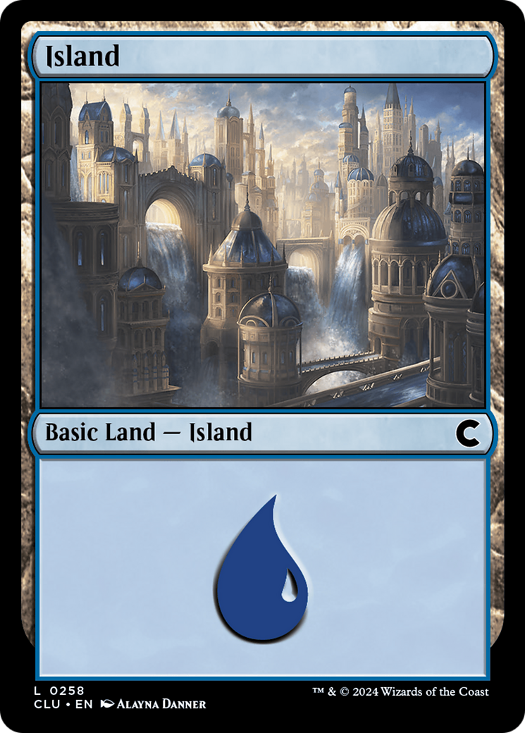 Island (CLU-258) - Ravnica: Clue Edition - Premium MTG Single from Wizards of the Coast - Just $0.25! Shop now at Game Crave Tournament Store