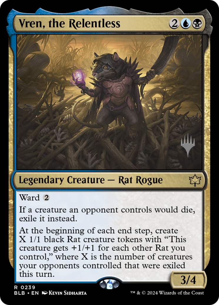 Vren, the Relentless (PBLB-239P) - Bloomburrow Promos - Premium MTG Single from Wizards of the Coast - Just $0.91! Shop now at Game Crave Tournament Store
