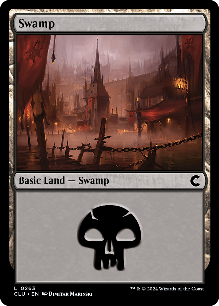Swamp (CLU-263) - Ravnica: Clue Edition - Premium MTG Single from Wizards of the Coast - Just $0.25! Shop now at Game Crave Tournament Store