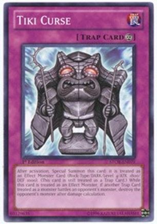 Tiki Curse (STOR-EN079) - Storm of Ragnarok 1st Edition - Premium Yugioh Single from Konami - Just $0.25! Shop now at Game Crave Tournament Store