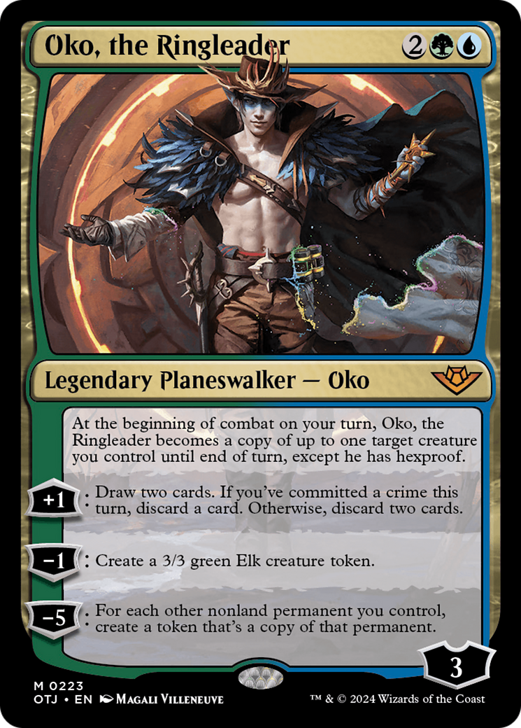Oko, the Ringleader (OTJ-223) - Outlaws of Thunder Junction - Premium MTG Single from Wizards of the Coast - Just $0.39! Shop now at Game Crave Tournament Store