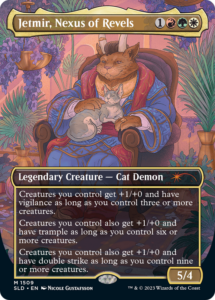 Jetmir, Nexus of Revels // Jetmir, Nexus of Revels (SLD-1555) - Secret Lair Drop (Borderless) - Premium MTG Single from Wizards of the Coast - Just $6.22! Shop now at Game Crave Tournament Store