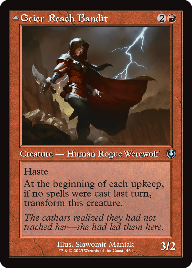 Geier Reach Bandit (Retro Frame) (-464) - Innistrad Remastered Foil - Premium MTG Single from Wizards of the Coast - Just $0.36! Shop now at Game Crave Tournament Store