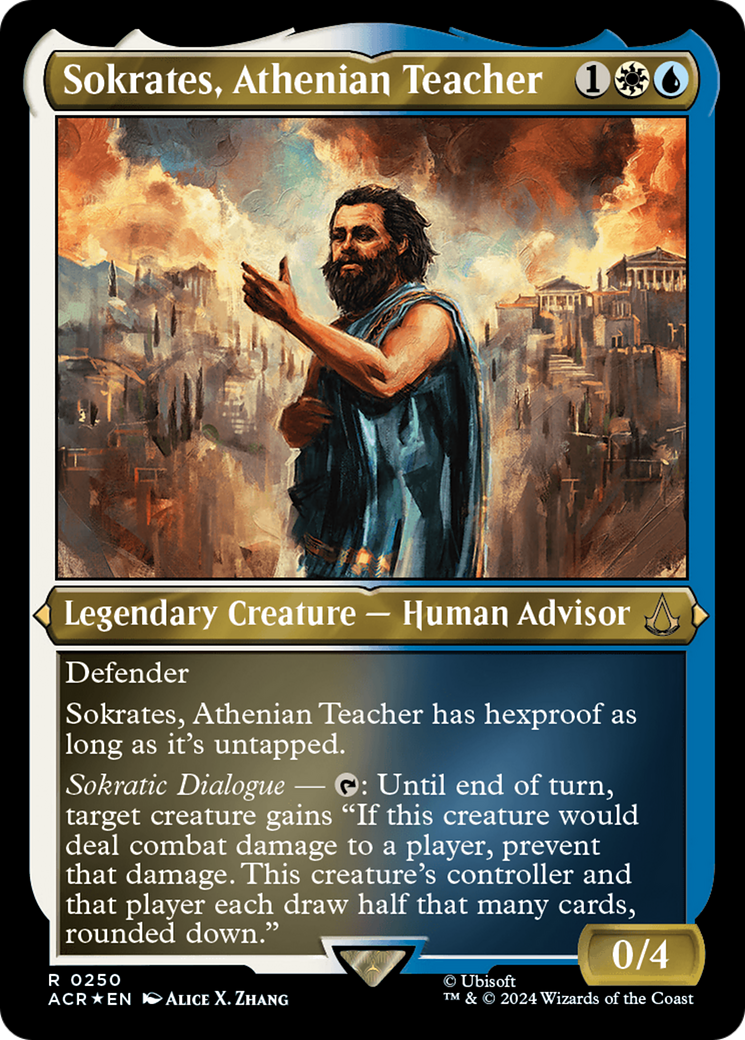 Sokrates, Athenian Teacher (ACR-250) - Assassin's Creed Etched Foil