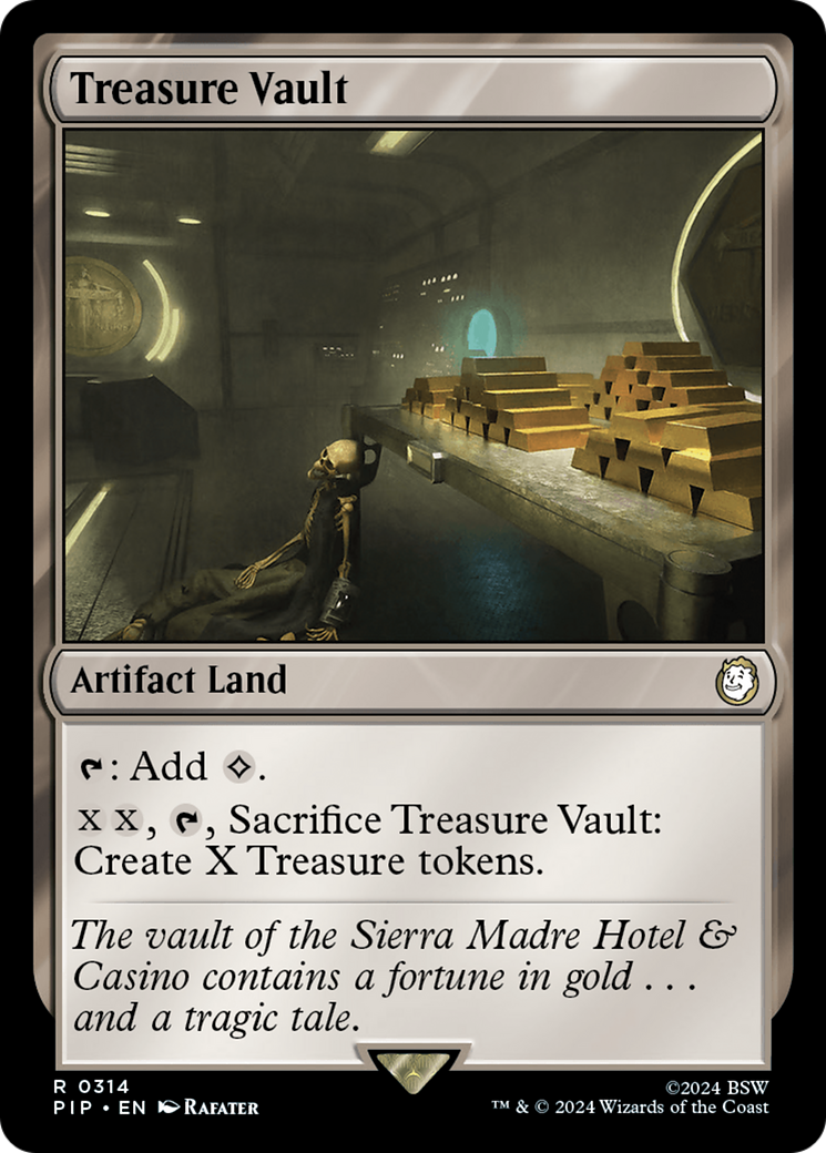 Treasure Vault (PIP-314) - Fallout Foil - Premium MTG Single from Wizards of the Coast - Just $2.22! Shop now at Game Crave Tournament Store