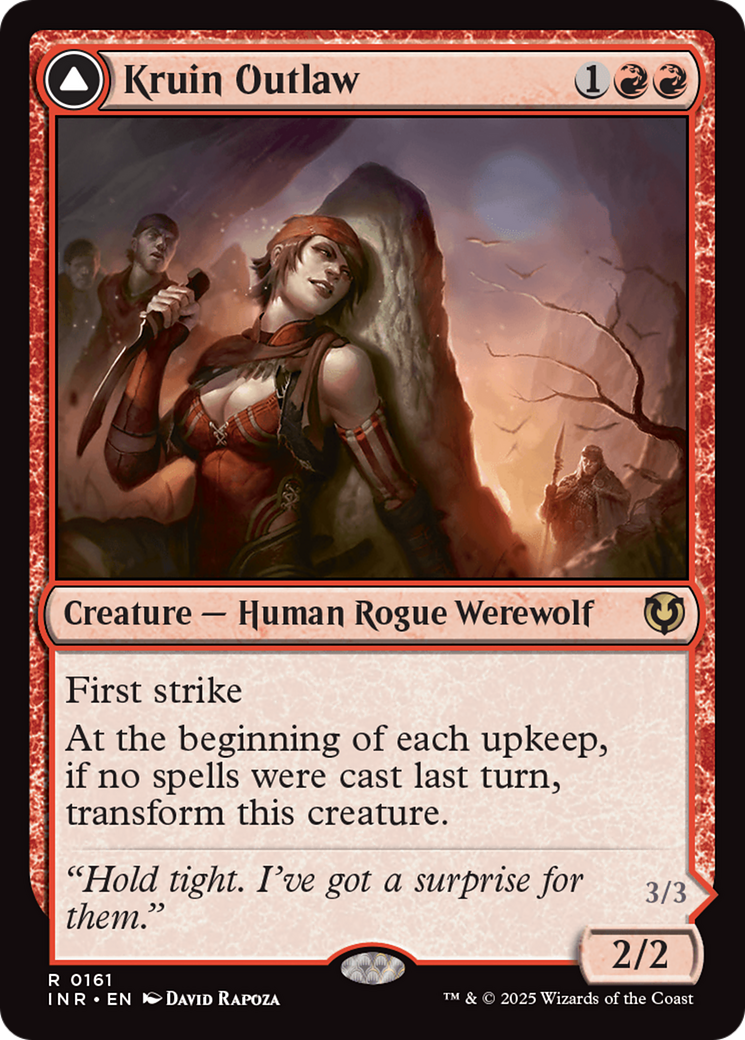 Kruin Outlaw (-161) - Innistrad Remastered Foil - Premium MTG Single from Wizards of the Coast - Just $0.26! Shop now at Game Crave Tournament Store